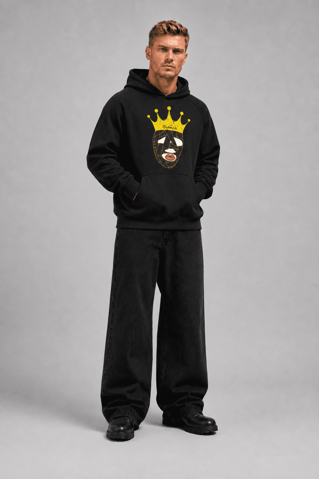 Crown Super Heavyweight Hoodie worn by Soren